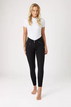 * Angelina Naisten Kokopaikkaiset Ratsastushousut Silikonipainatuksilla