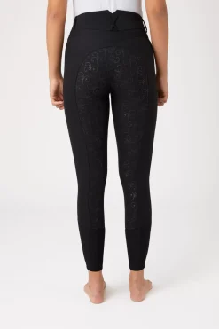 * Angelina Naisten Kokopaikkaiset Ratsastushousut Silikonipainatuksilla