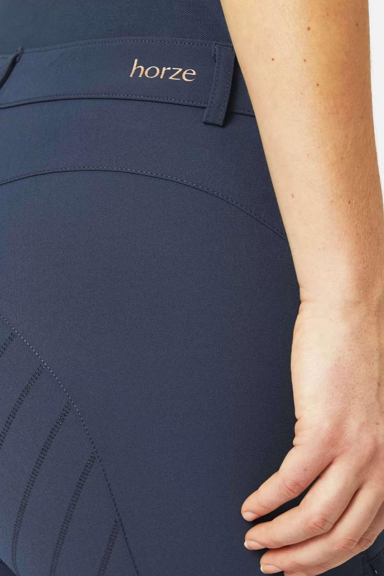 * Anna Naisten Kokopaikkaiset Ratsastushousut Silikonipainatuksilla Ja Kannykkataskulla