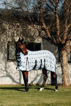 Sale * Defender Hyonteisloimi Kaulakappaleella Ja Vatsalapalla White/ Fly Print