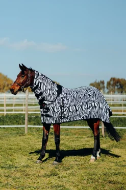 Hot * Defender Hyonteisloimi Kaulakappaleella Zebra Print