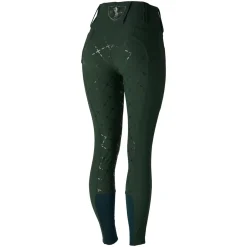 * Desiree Naisten Kokopaikkaiset Ratsastushousut Silikonipainatuksilla Ja Vyolenkeilla