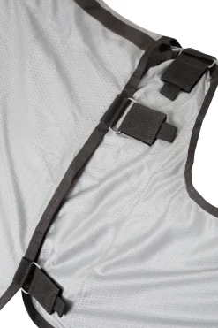 Hot * Eira Ratsastusloimi Hyonteissuojalla Ja Irrotettavalla Kaulakappaleella Harmaa