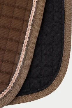 Best * Glarus Yleissatulahuopa Koristepunoksella Tumma Biisoninruskea