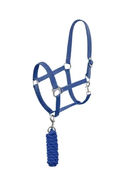 Clearance * Halter & Lead Rope Set Blue