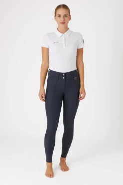 * Indira Naisten Kokopaikkaiset Ratsastushousut Korkealla Vyötarolla