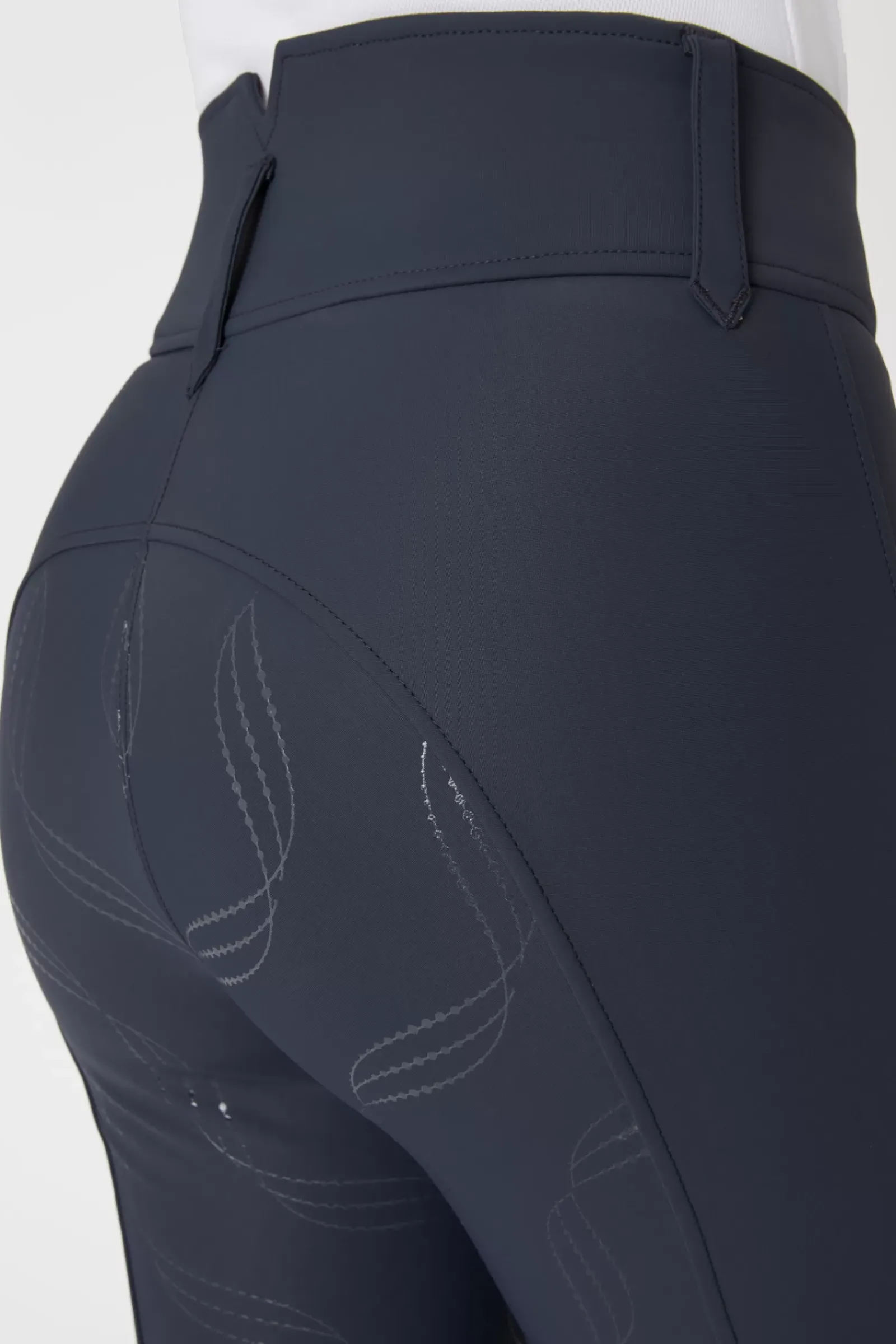 * Indira Naisten Kokopaikkaiset Ratsastushousut Korkealla Vyötarolla