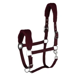 * Kiel Riimu Fleecepehmusteilla Tummanpunainen