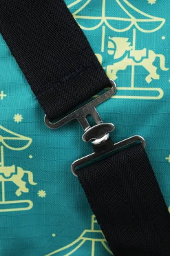 Outlet * Magic Carousel Pony Ulkoloimi Fleecevuorella Green Blue Slate