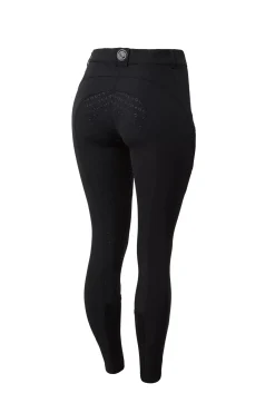 * Mila Naisten KorkeaVyötaroiset Ratsastushousut Silikonipainatetuilla Kokopaikoilla