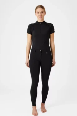 * Mila Naisten KorkeaVyötaroiset Ratsastushousut Silikonipainatetuilla Kokopaikoilla