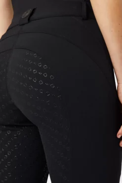 * Mila Naisten KorkeaVyötaroiset Ratsastushousut Silikonipainatetuilla Kokopaikoilla