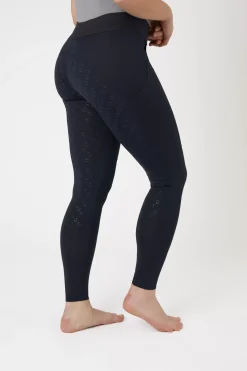 * Nadia Naisten Kokopaikkaiset Ratsastusleggingsit Silikonipainatuksilla Ja Neljalla Taskulla