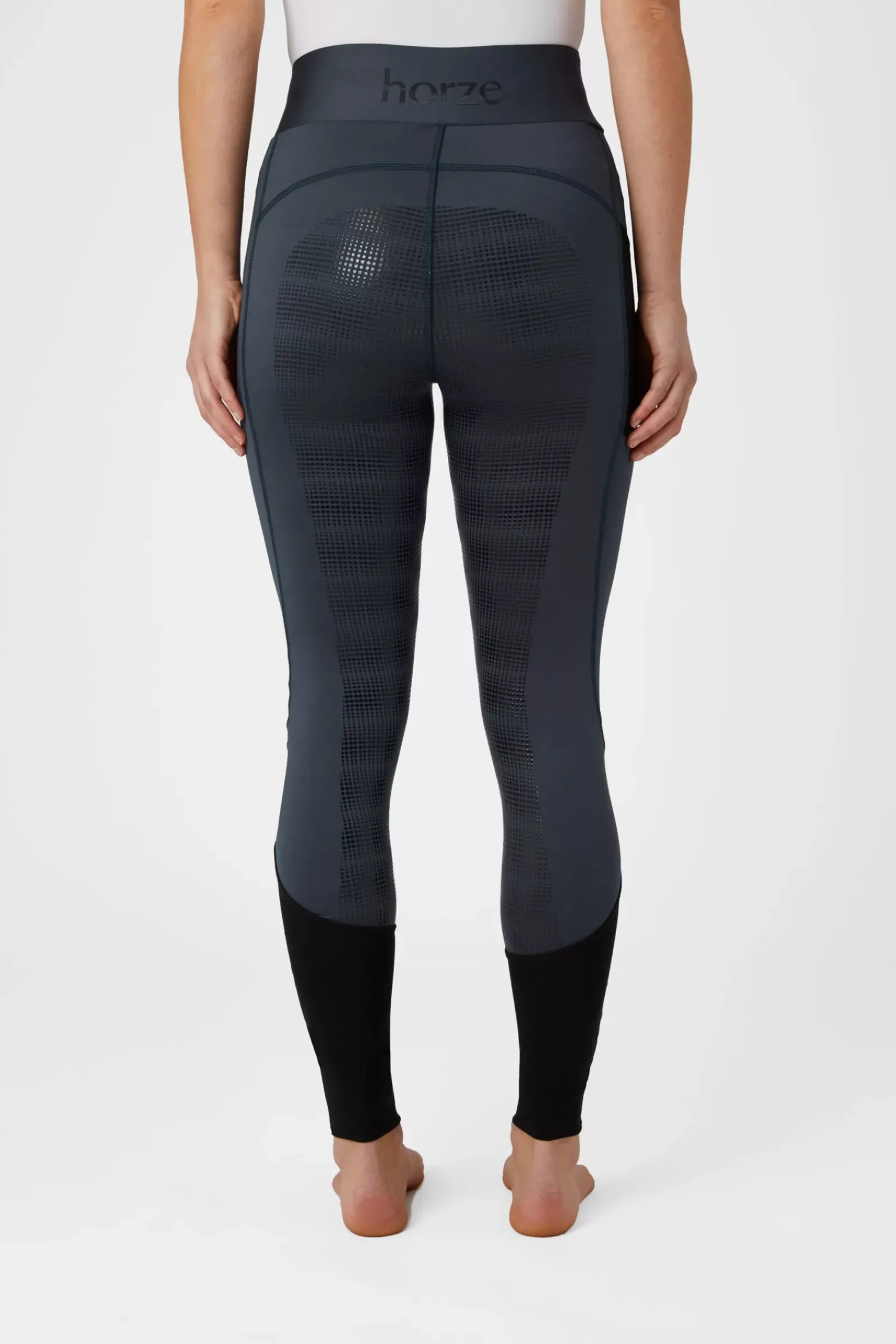 * Naisten Kokopaikkaiset Ratsastusleggingsit Silikonigripeilla Ja Verkkomateriaalilla