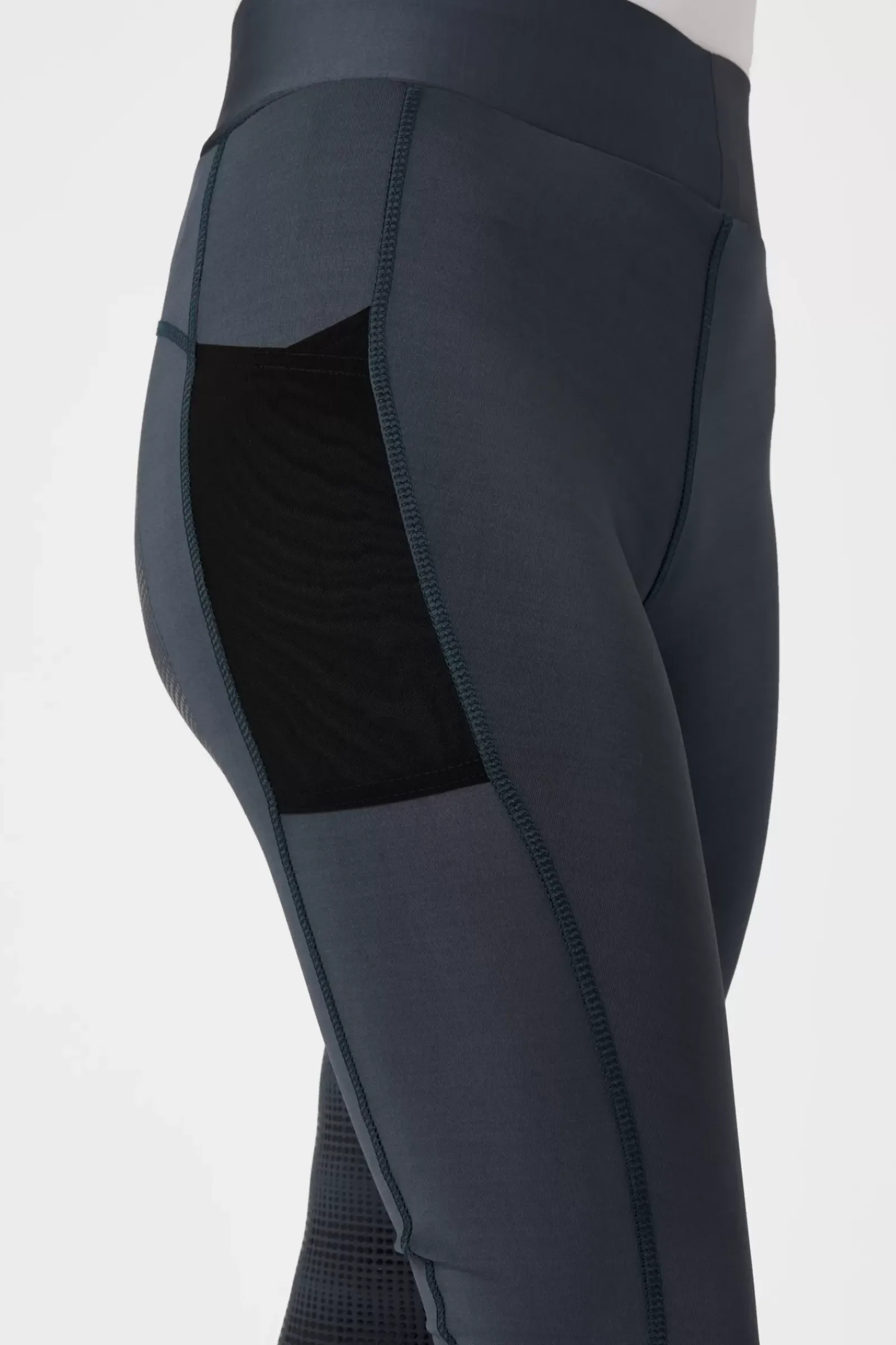 * Naisten Kokopaikkaiset Ratsastusleggingsit Silikonigripeilla Ja Verkkomateriaalilla