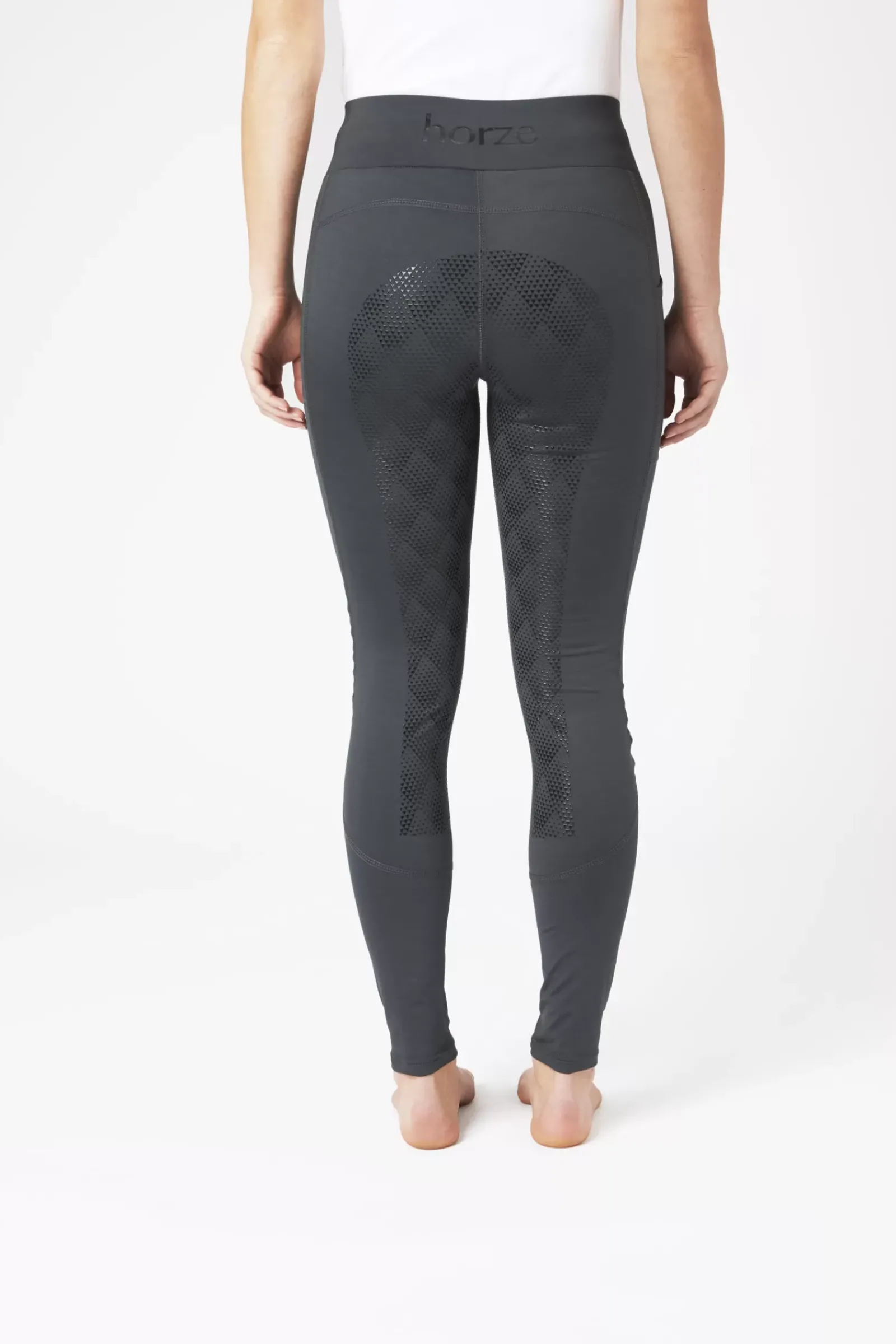 * Naisten KorkeaVyötaroiset Ja Kokopaikkaiset Ratsastusleggingsit Silikonigripeilla