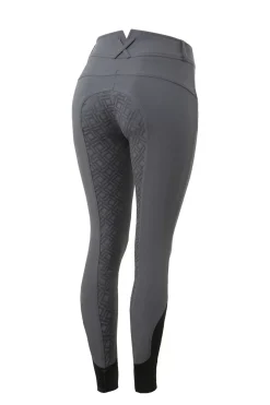 * Naisten KorkeaVyötaroiset Ratsastushousut Silikonipainatetuilla Kokopaikoilla