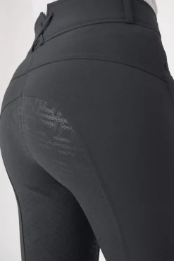 * Naisten KorkeaVyötaroiset Ratsastushousut Silikonipainatetuilla Kokopaikoilla