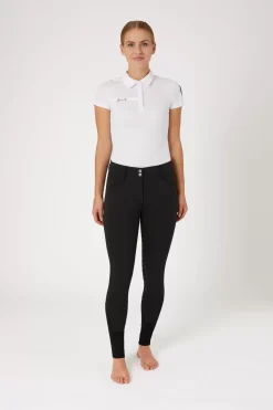 * Naisten Ratsastushousut Silikonipainatetuilla Kokopaikoilla, Brodeerauksella Ja Kristallisomisteilla