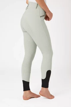 * Naisten Ratsastushousut Mikrosilikonisilla Kokopaikoilla, Kristallisomisteilla Ja Korkealla Vyötarolla