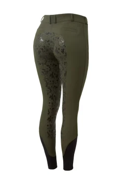 * Naisten Ratsastushousut Korkealla Vyötarolla Ja Silikonipainatetuilla Kokopaikoilla