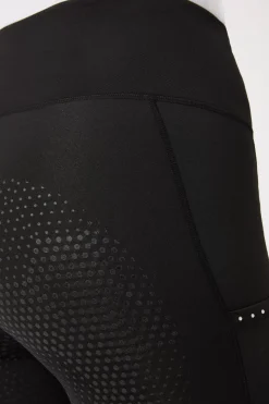 * Naisten Ratsastusleggingsit Silikonipainatetuilla Kokopaikoilla Ja Kristallisomisteisilla Taskuilla