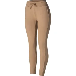 * Sara Organic Cotton Naisten Ratsastusleggingsit Silikonipainatetuilla Kokopaikoilla