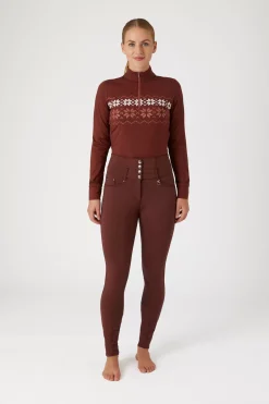 * Tara Kokopaikkaiset Valikausien Ratsastushousut Korkealla Vyötarolla