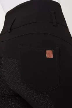 * Tara Naisten Kokopaikkaiset Ratsastushousut Silikonigripeilla Ja Korkealla Vyötarolla