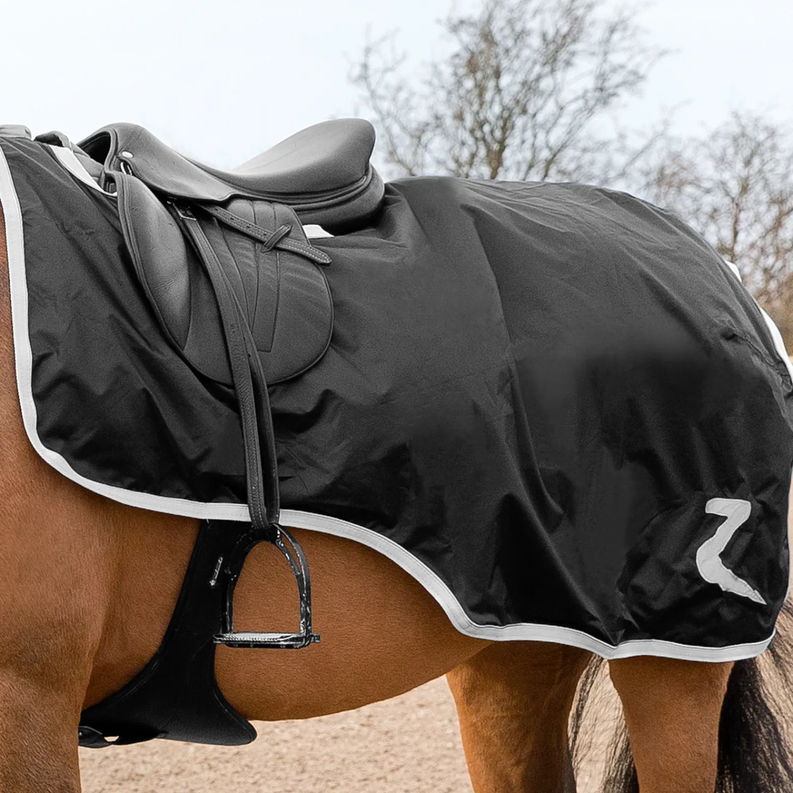 Best * Weathertrek -Ratsastusloimi Musta