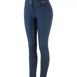 bvertigo B Vertigo Elle Naisten Farkkuratsastushousut Silikonipainatetuilla Kokopaikoilla