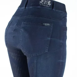 bvertigo B Vertigo Elle Naisten Farkkuratsastushousut Silikonipainatetuilla Kokopaikoilla