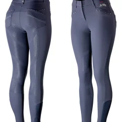 bvertigo B Vertigo Olivia Naisten Ratsastushousut Silikonikokopaikoilla