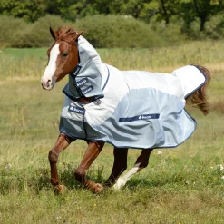 Discount bucas Buzz-Off Rain Karpasloimi Kaulakappaleella Silver/Blue