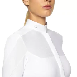 cavalliera Rose Gold Chic Women'S Long Sleeve Show Shirt