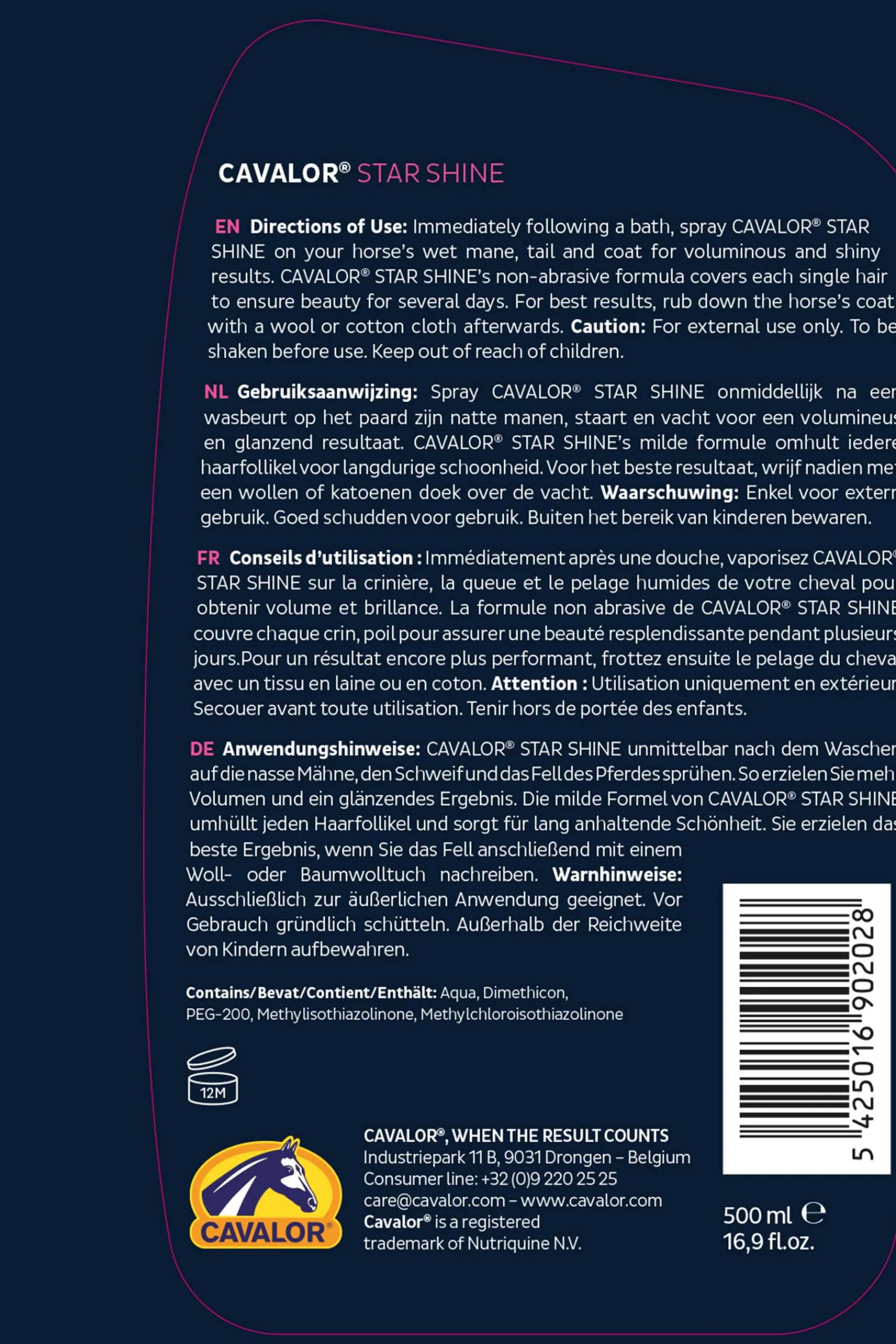 Outlet cavalor Star Shine, 500 Ml Ei Maaritelty