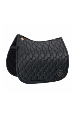 eskadron Platinum 23 Metallinen Keinonahkainen Kouluratsastussatula Black