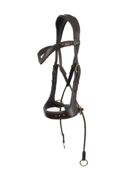Sale fra F.R.A. Glory Jaw-Crossed Bitless Bridle (System 5), Brown