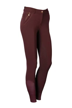 harryshorse Harry'S Horse Denici Cavalli Maroon Women'S Full Grip Breeches
