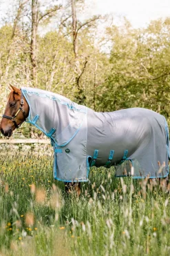 Sale horseware Ameco Bug Buster Hyonteisloimi Silver/Blue