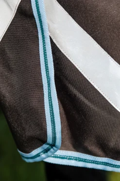 horseware Amigo Bravo 12 Plus Ulkoloimi Levykiinnityksella, 250 G Excalibur/Aqua & Turquoise