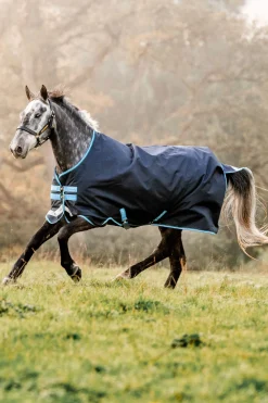 Hot horseware Amigo Bravo 12 Ulkoloimi, 100 G Navy/ Turquoise