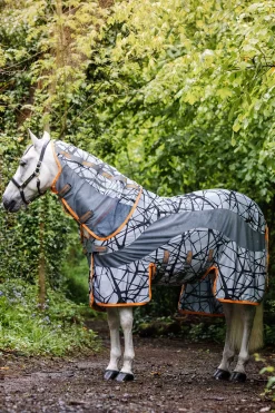 Hot horseware Amigo Camofly Hyonteisloimi Grey/Orange