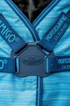 Sale horseware Amigo Hero 900 Revive Plus Ulkoloimi, Mukana Irrotettava Kaulakappale, 50 G Oceanblue