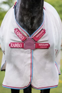 Clearance horseware Rambo Protector Disc Front Hyonteisloimi Otter Brown