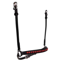 Discount karlslund Hannoverilainen Turpahihna, 1 Rivi Kristalleja Black/Red