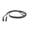 Best kavalkade Fleur Double Bridle Reins Round Stitched Black