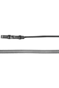 Best kavalkade Fleur Double Bridle Reins Round Stitched Black