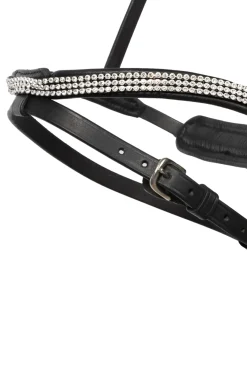 Discount kavalkade Hvitur English Noseband For Aradis Icelandic Bridle Black
