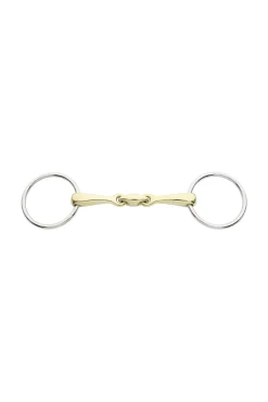 kavalkade Kavalbit Double-Jointed Snaffle Bit Lock Up Silver